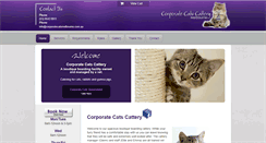 Desktop Screenshot of corporatecatsmelbourne.com.au